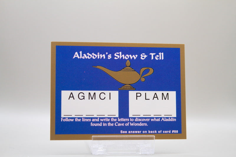 82 - Aladdin's Show & Tell