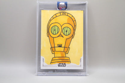 Sketch-C-3PO - C-3PO Sketch by Ryan Johnstan