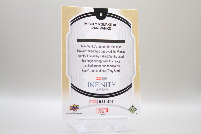 6 - Mickey Rourke as Ivan Vanko