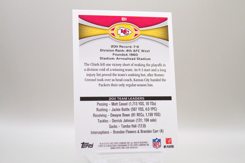 Kansas City Chiefs Base Lot #1 - 7 Karten