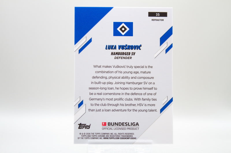 35 - Luka Vuskovic (Refractor) (RC)