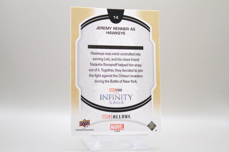 14 - Jeremy Renner as Hawkeye