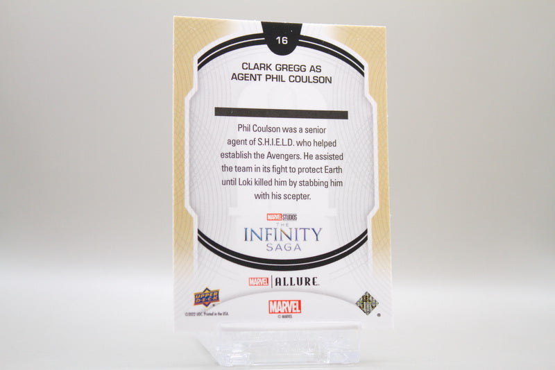 16 - Clark Gregg as Agent Phil Coulson