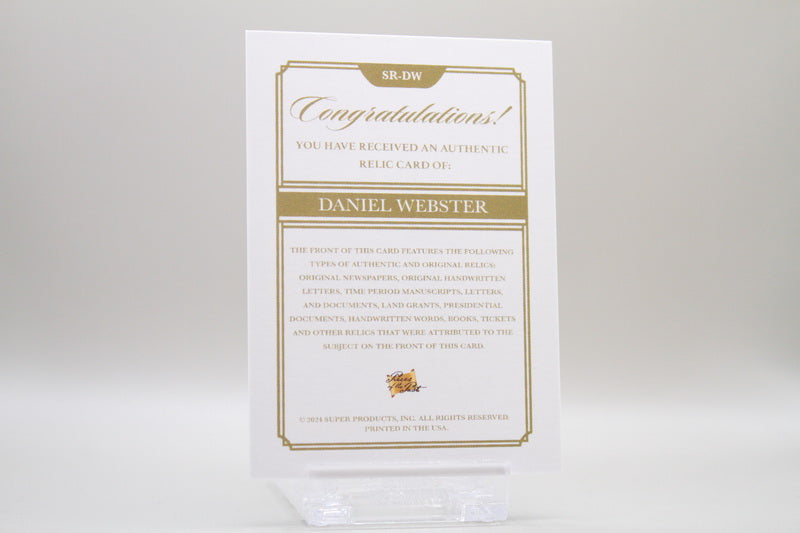 SR-DW - Daniel Webster