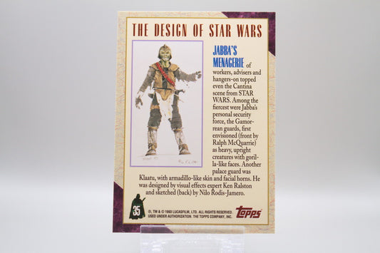 35 - The Design of Star Wars - Jabba's Menagerie