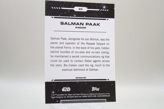 93 - Salman Paak (Rainbow Refractor)