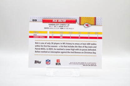 Kansas City Chiefs Base Lot #2 - 10 Karten