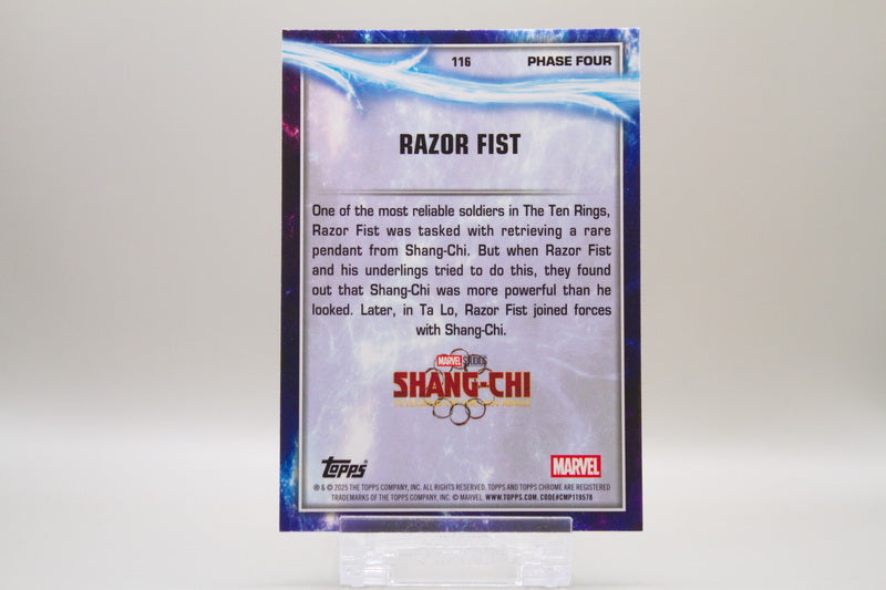 116 - Razor Fist
