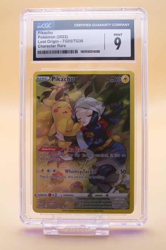 CGC 9 - Pikachu TG05/TG30
