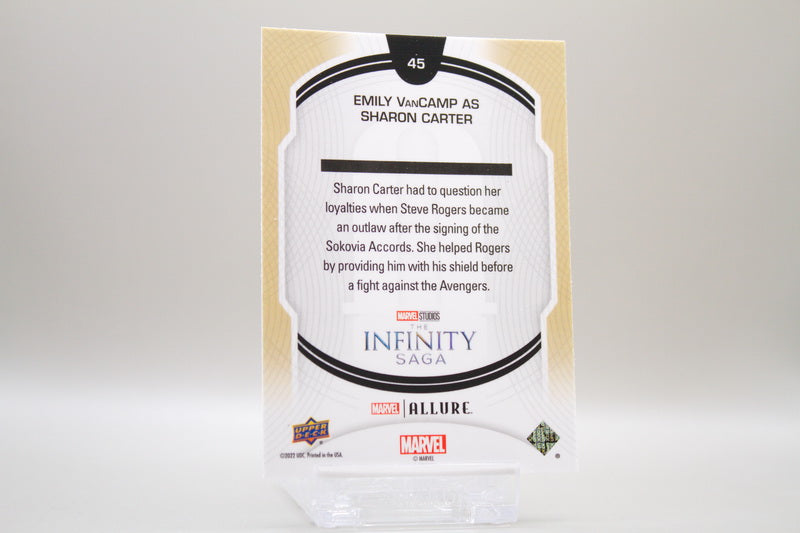 45 - Emily VanCamp as Sharon Carter