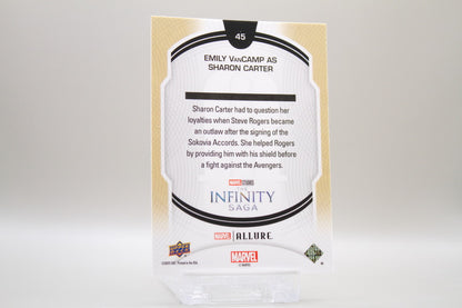 45 - Emily VanCamp as Sharon Carter