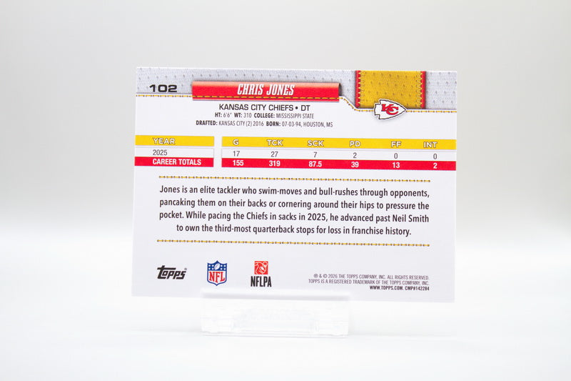 Kansas City Chiefs Base Lot #2 - 10 Karten