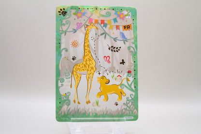 LK-FR03 - Simba und eine Giraffe