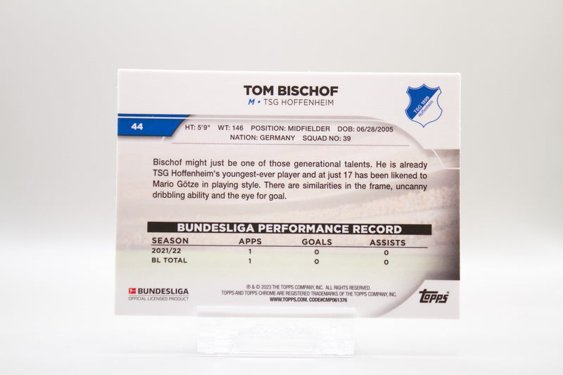 44 - Tom Bischof (RC)