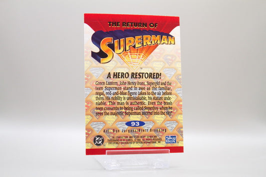 93 - A Hero Restored!