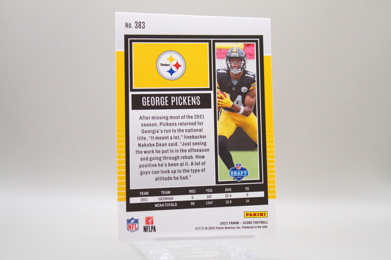 383 - Rookies - George Pickens (RC)