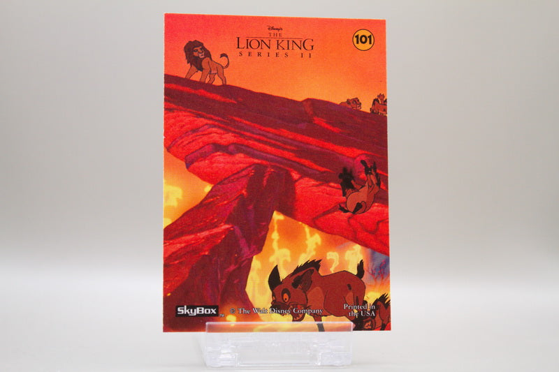 101 - Scenic Puzzle Cards - Fire Engulf Pride Rock
