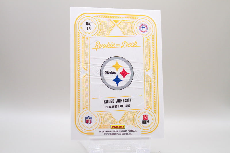 15 - Kaleb Johnson (RC) /799