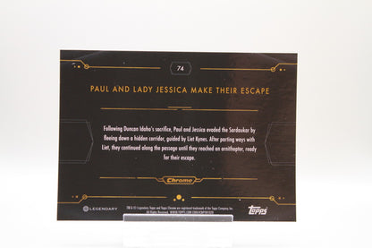 74 - Paul and Lady Jessica make their Escape (Refractor)
