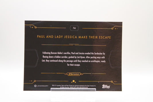 74 - Paul and Lady Jessica make their Escape (Refractor)