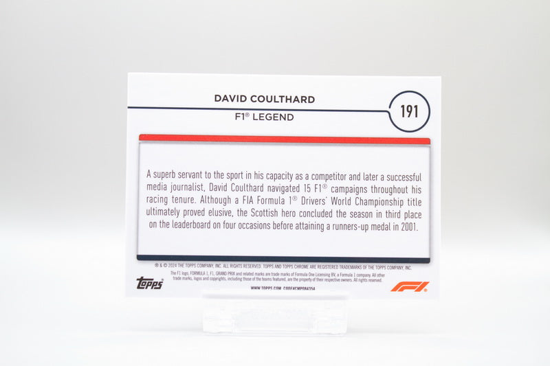 191 - David Coulthard