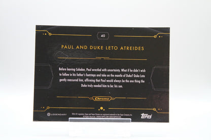 40 - Paul and Duke Leto Atreides (Refractor)
