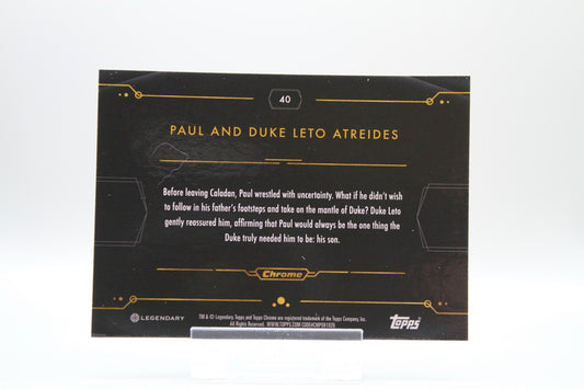 40 - Paul and Duke Leto Atreides (Refractor)