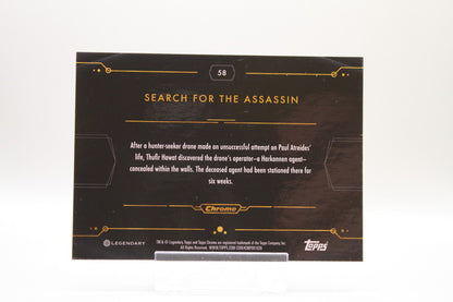 58 - Search for the Assassin /175 (Aqua)