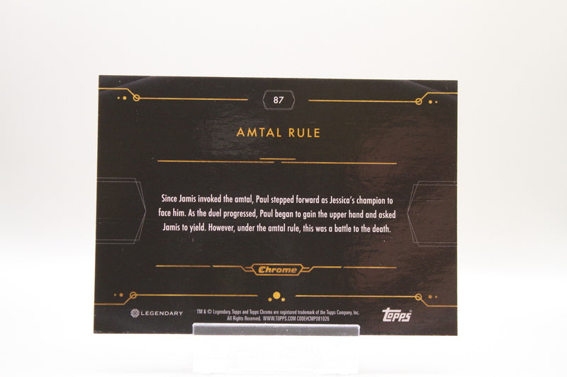 87 - Amtal Rule /199
