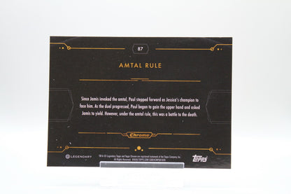 87 - Amtal Rule