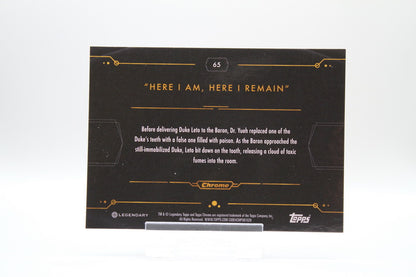 65 - "Here I am, Here I remain"