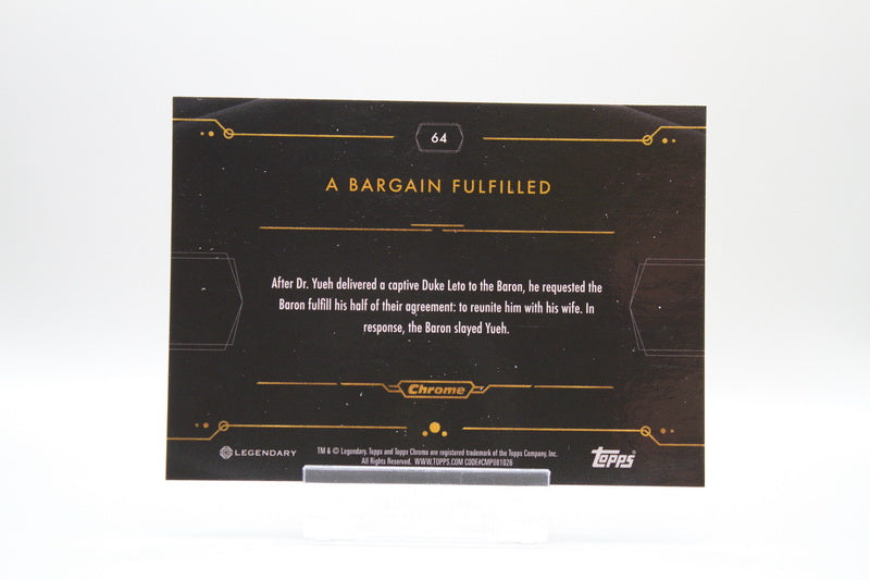 64 - A bargain fulfilled