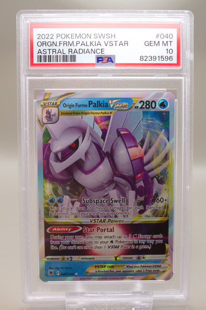 PSA 10 - Origin Forme Palkia VSTAR 040/189
