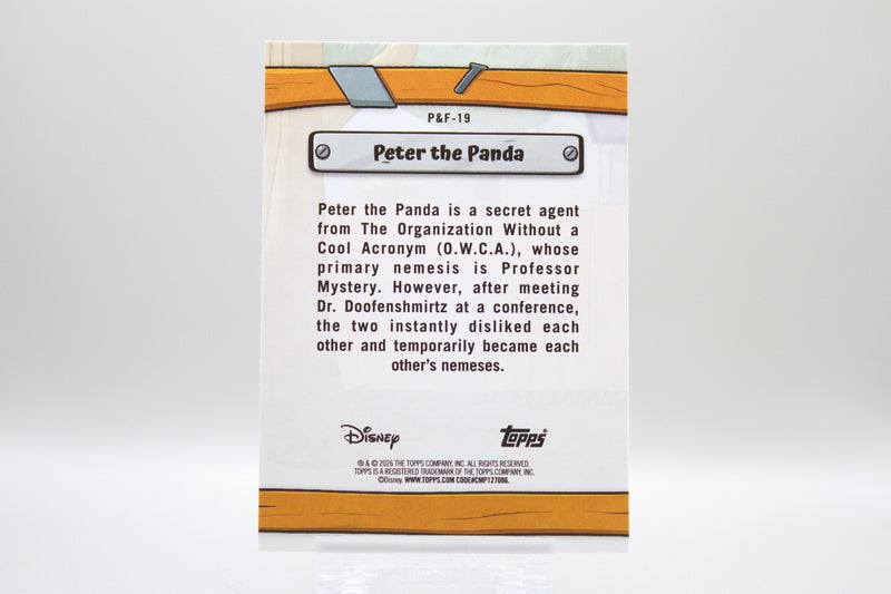 P&F-19 - Peter the Panda