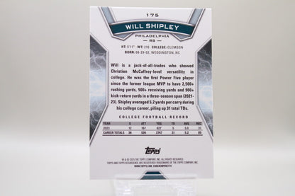 175 - Rookies - Will Shipley (RC)