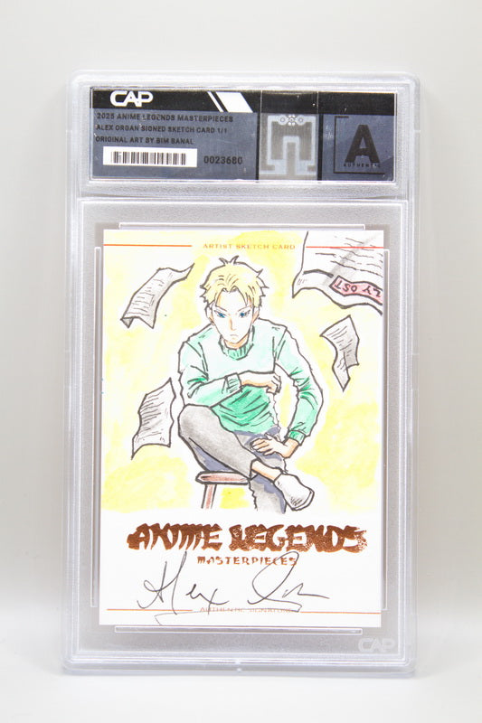Sketch - Alex Organ (Signed) as "Loid Forger" in "Spy X Family" by Bim Banal