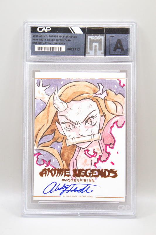 Sketch - Abby Trott (Signed) as "Nezuko Kamado" aus "Demon Slayer" by J. Dacanay