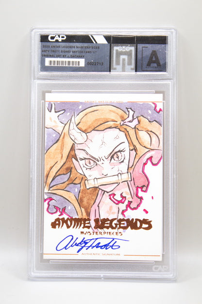 Sketch - Abby Trott (Signed) as "Nezuko Kamado" aus "Demon Slayer" by J. Dacanay