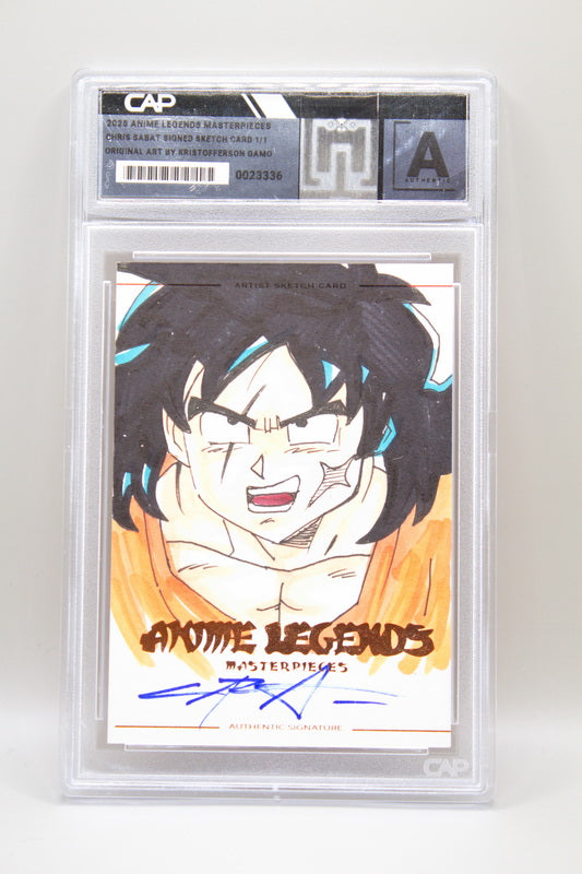 Sketch - Chris Sabat (Signed) as "Yamcha," aus "Dragonball" by Kristofferson Gamo