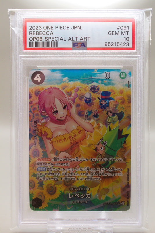 PSA 10 - Rebecca OP05-091