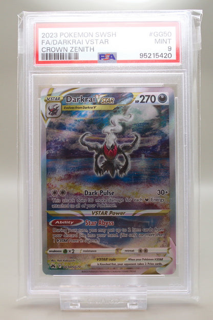 PSA 9 - Darkrai VSTAR GG50/GG70