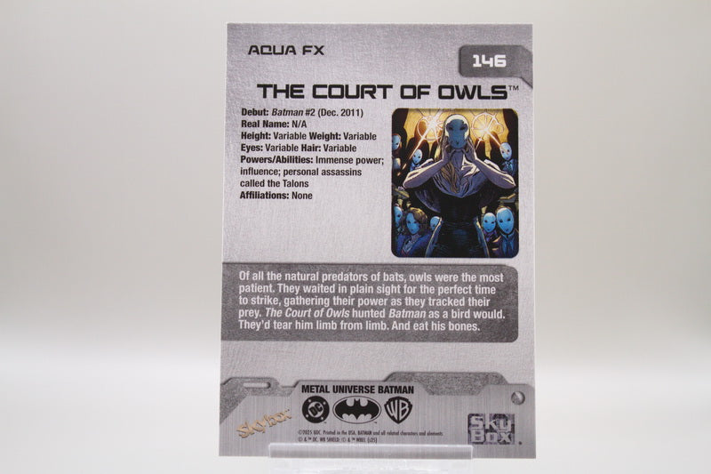 146 - The Court of Owls (Aqua FX)