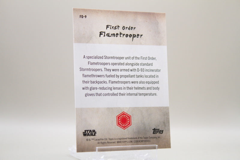 FO-9 - First Order Flame Trooper