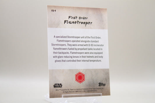 FO-9 - First Order Flame Trooper