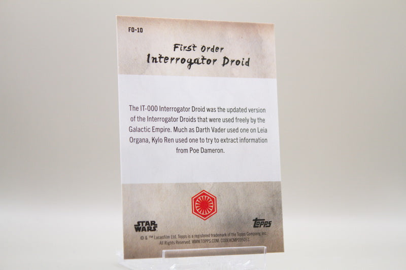 FO-10 - First Order Interrogator Droid
