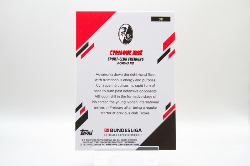 30 - Cyriaque Irie 02/25 (RC)