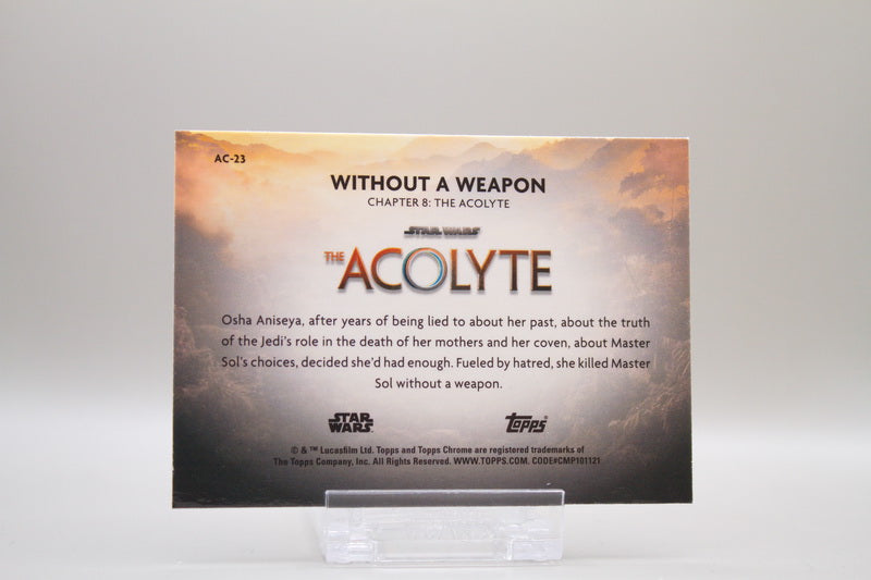 AC-23 - Without a Weapon