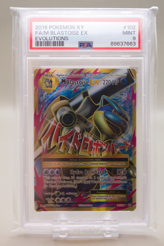 PSA 9 - MBlastoise EX 102/108