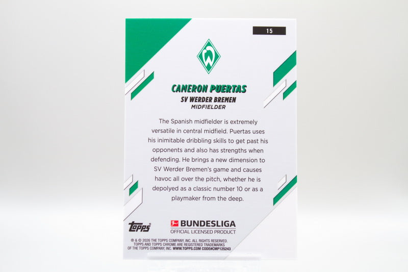 15 - Cameron Puertas 103/199