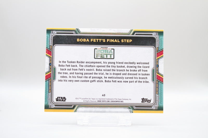 40 - Boba Fett's Final Step (Blue)